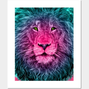 Acid Trip Lion Posters and Art